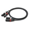 MOGAMI 2534 Red White 2 Pair XLR Microphone Cable (1.5m)