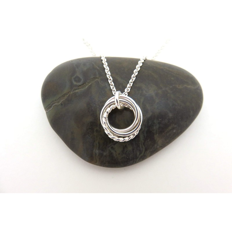 40th Birthday Gifts for Women | Sterling Silver Twist Necklace