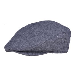 Surwiz Gorro plano de lana con orejeras para invierno, para hombre, hiedra, Newsboy, cálido al aire última intervensión, caza y golf, Gris, M(7-7 1/8)56-57CM