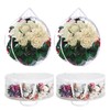 4 PCS Clear Wreath Storage Bag, 24x8 Inch Christmas Wreath