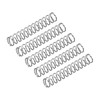 sourcing map Compression Spring, 5Pcs 304 Stainless Steel, 7mm OD,
