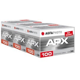 AgfaPhoto APX 100-36 Triple Pack Black/White Picture Film