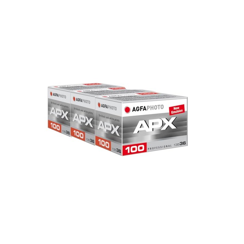 AgfaPhoto APX 100-36 Triple Pack Black/White Picture Film