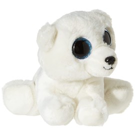TY UK Ltd Ari Polar Bear Beanie Babies, White, 15 cm