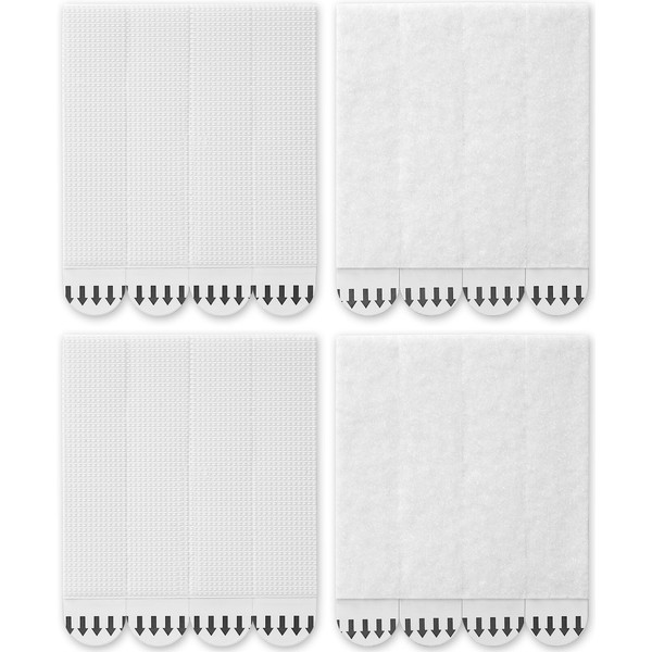 X-Large Picture Hanging Strips Heavy Duty,20-Pairs(40 Strips)Sticky Picture Hangers for