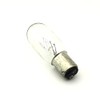 Cutex Long Glass Light Bulb, 19/32" Base, 120V 15W Push-in