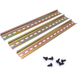 Taiss 3 pieces 30 cm DIN rail high-quality colour steel DIN rail, for distribution cabinet control cabinet, 35 mm wide, 7.5 mm high, 300 mm long, 300 mm / 12 inch G