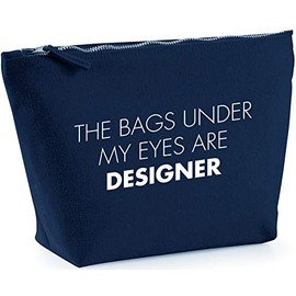 Hippowarehouse The bags under my eyes are designer printed make up cosmetic wash bag 18x19x9cm