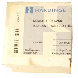 Hardinge B22 Cast Iron Pads 1-5/8" Round  Serrated 3 Piece #6665401906250  New