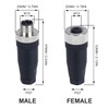 DIANQI 12mm M12 Male & Female Socket Panel Aviation Wire