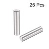 TOP-VIGOR 25Pcs 6mm x 25mm Dowel Pins Shelf Support Pegs,