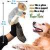 Milunova Pupr Pals Dog Toy Puppet with Tough Padding for