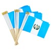Newperlite Guatemala Stick Flag Guatemalan Small Mini Hand Held Flags