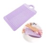 NUODWELL Hangable Antislip Washboard,With Fixed Tripod Thicken Plastic Washboard Clothing