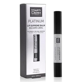 MartiDerm Platinum Lip Supreme Balm Balsamo Labial Voluminiza, rellena y redefine los labios. Proteoglicanos + Hialuronic+. Volumen, brillo y labios l