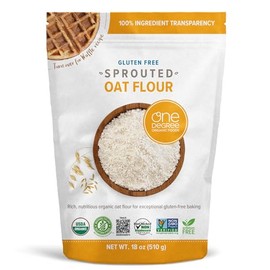 One Degree Organics Gluten Free Organic Sprouted Oat Flour, 18 ounce (Pack of 1)