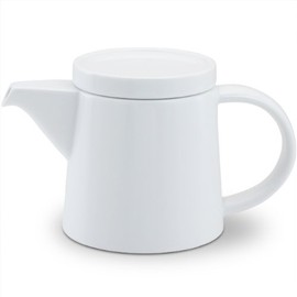 Hakusan Pottery ama-527237 M-Type Series M-Shaped Pot, White Mat