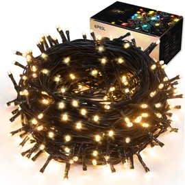 320 LEDs Warm Fairy Lights - 32 m Christmas Light Outdoor End to End Expandable Indoor Memory Function 8 Modes Waterproof Fairy Lights for Party Christmas Tree Christmas Day Wedding Decoration - Warm