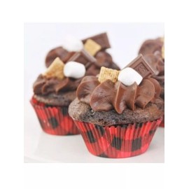 Unbranded Buffalo Plaid Cupcake Liners, Lumberjack Party, Set of 100
