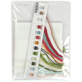 Dimensions Counted Cross Stitch Kit - Gnome for the Holidays - 70-09002 - Adult Handmade - 14 Count Aida Fabric - 15 x 15 cm