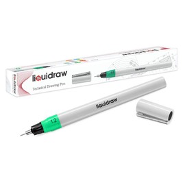Liquidraw Technical Drawing Pens for Artists 1.2mm, Refillable
