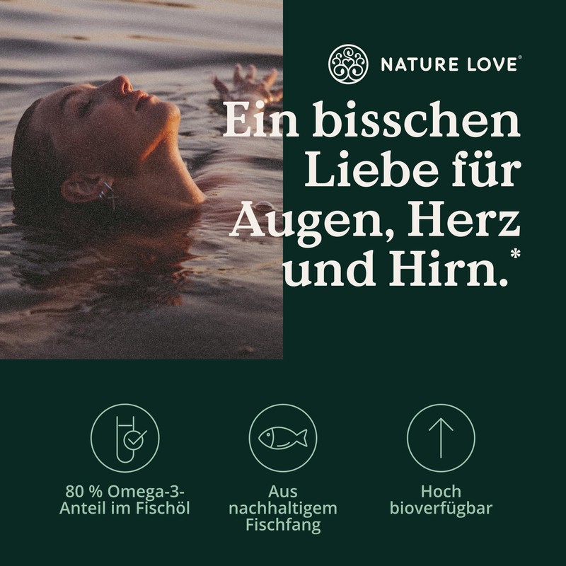 Nature Love Premium Omega 3 - High Dose - 1000
