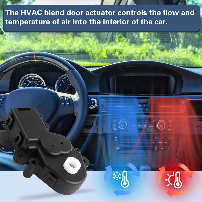 604-132 HVAC Blend Door Actuator Replacement for 2004-2012 Chevy Colorado