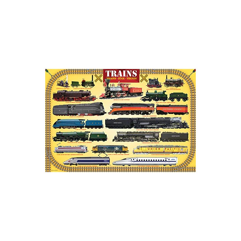 Trains 100 Piece Jigsaw Puzzle