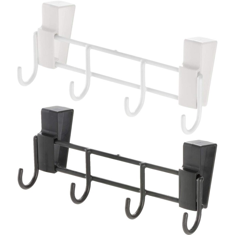 Richell Kitchen Door Storage Hooks, Rakool Kitchen Tool Hooks, White