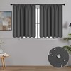 MRTREES Curtains, Short Blackout Curtains, Opaque Kitchen Curtains, Set of