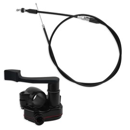 YGDMD Thumb Throttle Kit with 46.65" Throttle Cable,Mini Bike Throttle Cable Fit for 7/8" Handlebars,Motorcycle&Go Kart Throttle Cables for 50cc 70cc 90cc 110cc 125cc 250cc ATV Bike