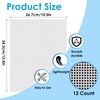 12 Pieces 7 Count Plastic Mesh Canvas Sheets for Embroidery,