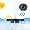 Solar Fountain Light with 8 Nozzles 3.5W 900mAh Colorful Powerful