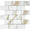 DICOFUN 1 Sheet Calacatta Gold Peel and Stick Backsplash Wall