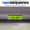 2PCS high-precision mini rectangular level ruler, three line bubble measuring