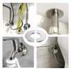 Split Stainless Steel Toilet Flange Escutcheon Plate | Rust-Proof Plumbing