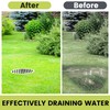 4" Angled Drain Grating Yard Drain, french drain for Sump