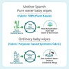 Mother Sparsh 99% Pure Water (Unscented) Baby Wipes (72 Unscented