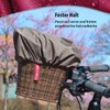 Nice 'n' Dry Rain Protective Cover Bicycle Basket, black