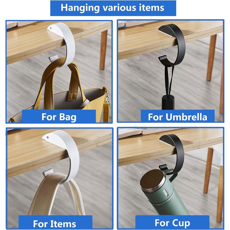 Yuandream Bag Holder for Table, Pack of 2 Handbag Holders