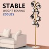 Durmmur Heavy Duty Coat Rack with Natural Marble Base, Freestanding