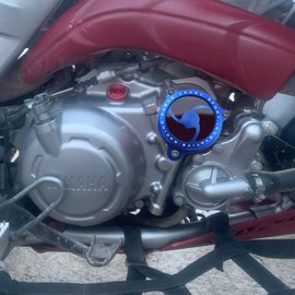 Crazy Sport - Tapa transparente para filtro de aceite de motor, compatible con Yamaha Raptor 700 2006-2023 700R 2009-2022 YFM700 YFM ATV Raptor700 Raptor700R YFM700R 2019 2020 2021 Accesorios de