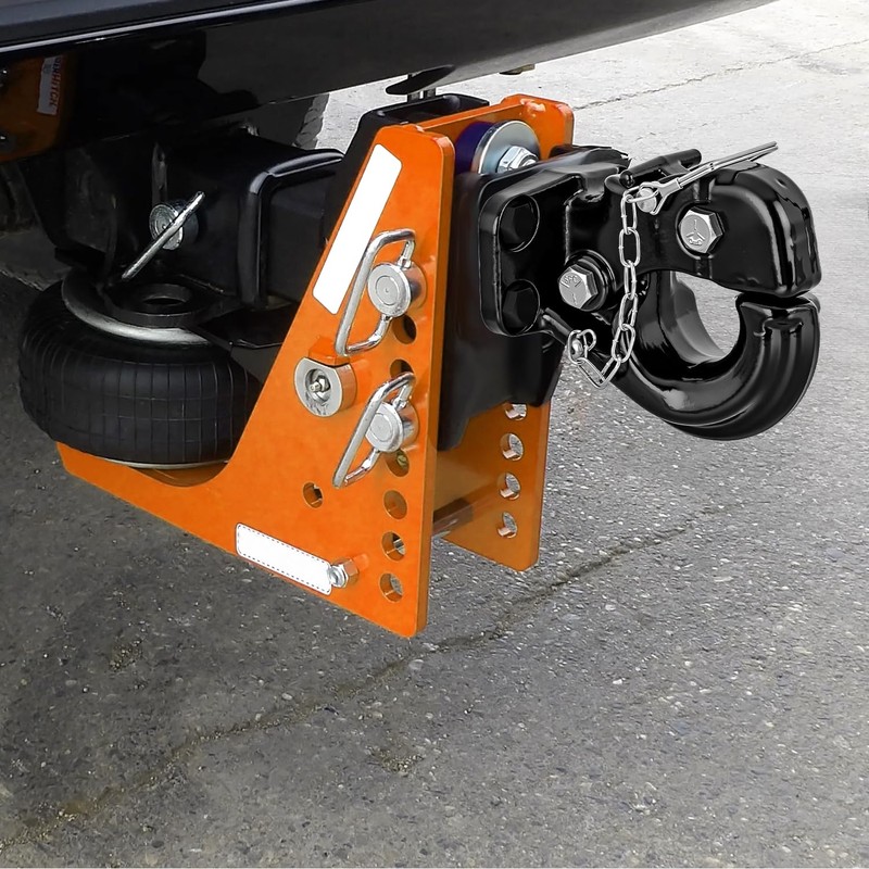 Nilight Pintle Hook Hitch with Mounting Kit 30,000 lbs, Fits
