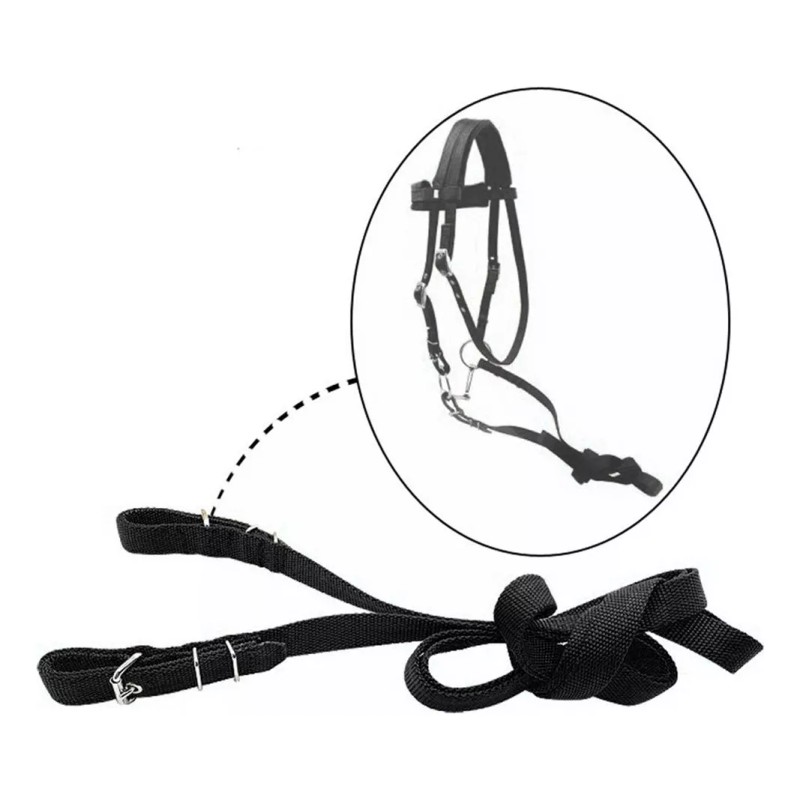 generic Riendas De Brida Para Montar A Caballo Negro M