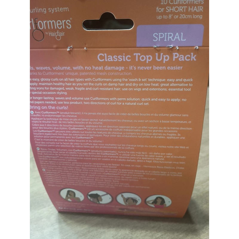 Curlformers SPIRAL 10 Pack For Short Hair Up To 8"