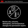 3M 3M Black Super Weatherstrip and Gasket Adhesive, 08008, 5