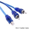Unbranded 4Pcs RCA Y Splitter Audio Jack Cable Adapter 1