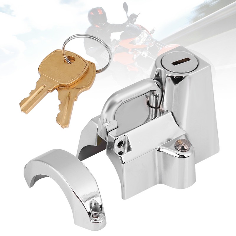 Universal Stainless Steel Motorcycle Motorbike Bike Helmet Lock Hanging Hook