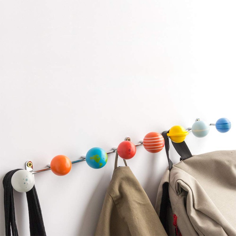 SUCK UK Solar System Coat Hooks - Decorative Wall Mounted