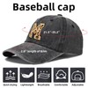 Womens Baseball Hat Initial Gifts, Cheetah Baseball Cap Low Profile
